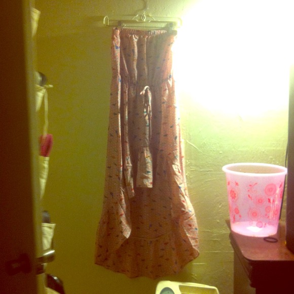 Hi Low Multi Color Dinosaur Dress