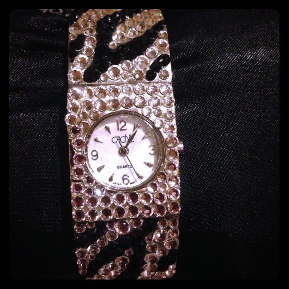Zebra crystal watch