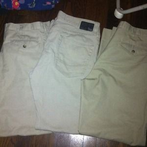 Bundle of 3 pairs of mens khakis