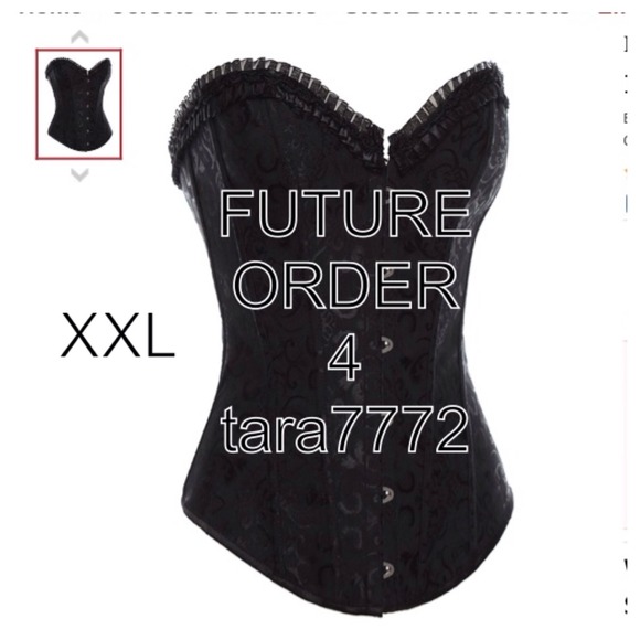 Embroidered Burlesque Steel Boned Corset