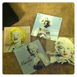 Marilyn Monroe coasters