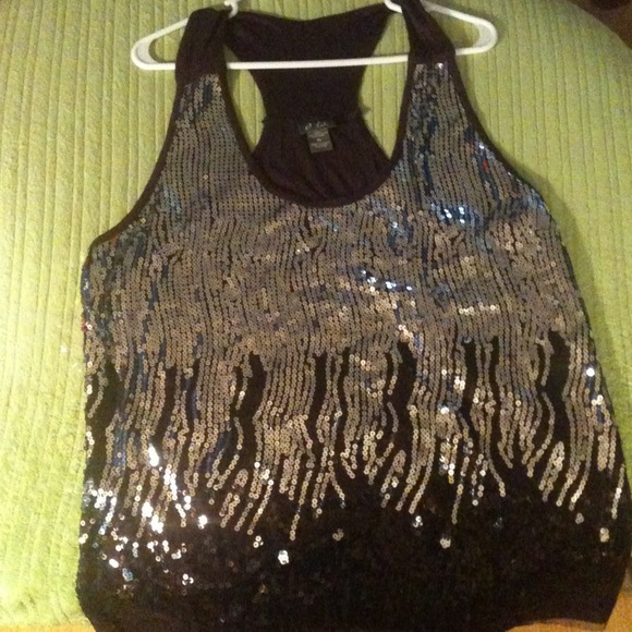 Purple racer back tank