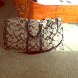 Huge Coach inspired duffle bag!
