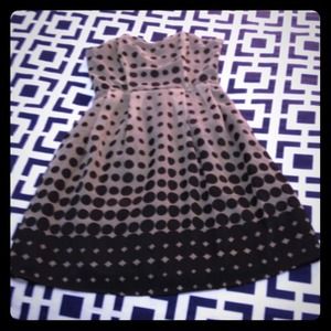 Strapless polka dot dress - Size 2