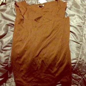 Caché brown silk shirt