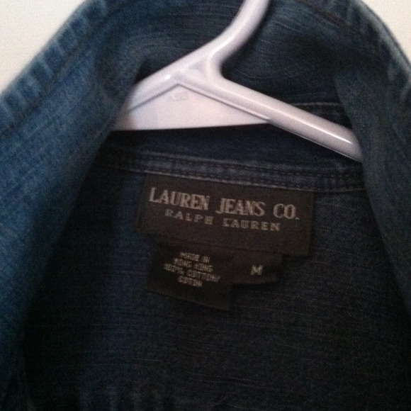 RL Denim button down - Picture 2 of 2