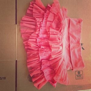 💰Sold💰free People Coral Ruffle Skirt