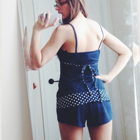 • Wet Seal Polka Dot Tank Top • - Picture 2 of 4