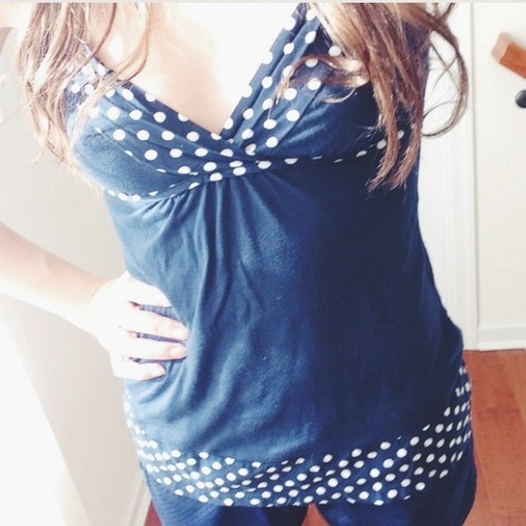 • Wet Seal Polka Dot Tank Top • - Picture 3 of 4
