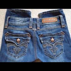 Reduced Rock Revival Debbi Straight jeans. size 27