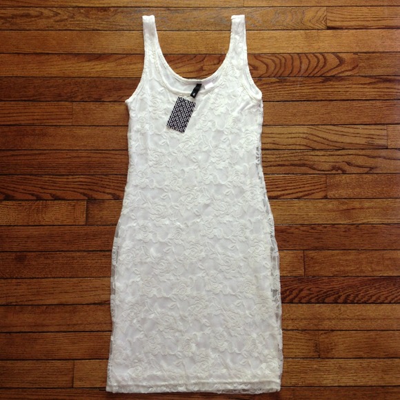 SOLD! Floral Lace Mini Dress