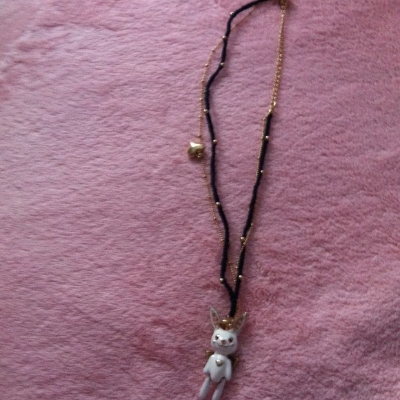 Betesey Johnson Bunny necklace!