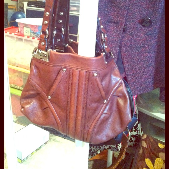 Sold in bundle. B. Makowsky Brown Handbag.