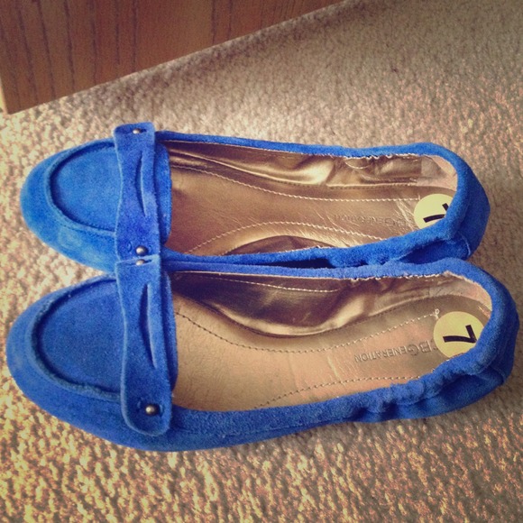 Royal Blue Suede BCBGeneration Loafers