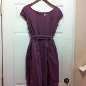 Purple A line dress