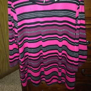 Pink and black shirt