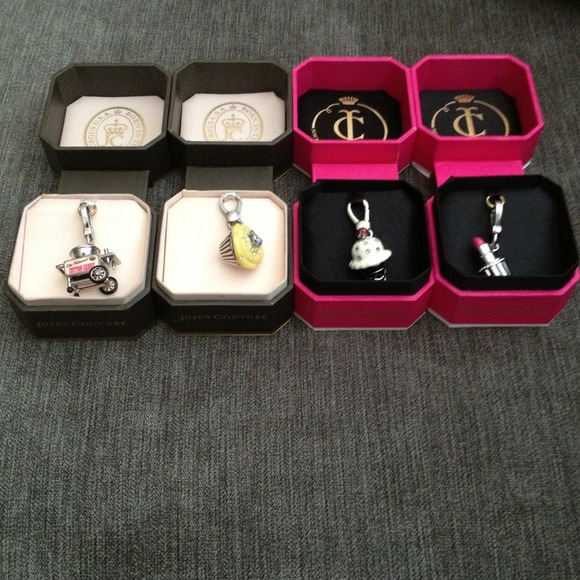 4 Juicy Couture charms