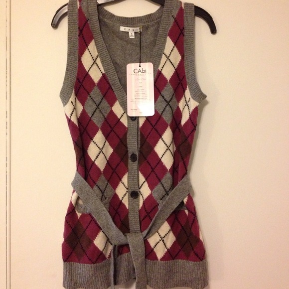 {PRICE REDUCED} CAbi sleeveless cardigan