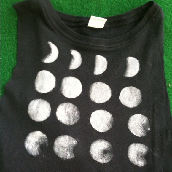 Moon Phase Crop Muscle Tee