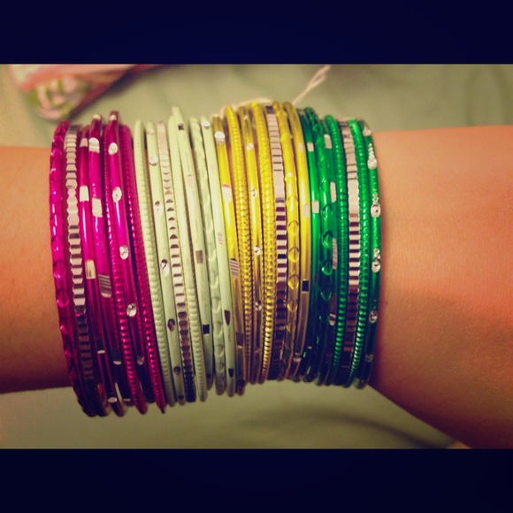 Multicolored Wrist Bangles