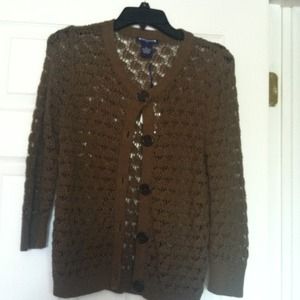 Olive Green Cardigan