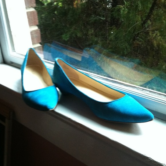 BUNDLED Turquoise Flats and sandals