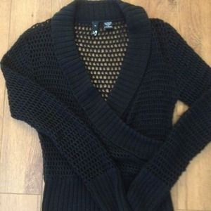 Black Holey Sweater