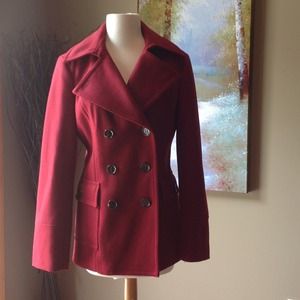 Calvin Klein wool peacoat!