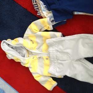 Pants and hoodie set