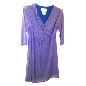 Leopard print maternity dress