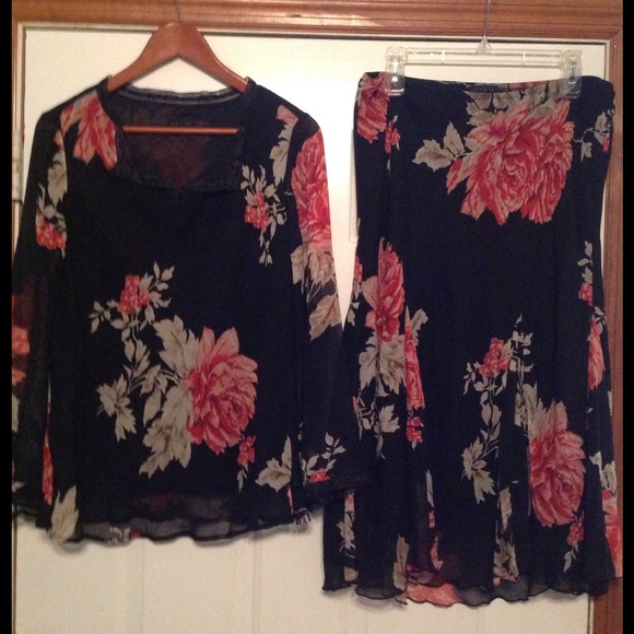 Skirt and Top set