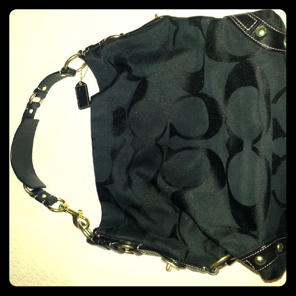 Black Coach Shoulder Bag