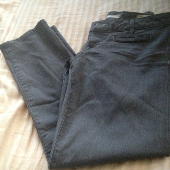 Gap straight grey jeans