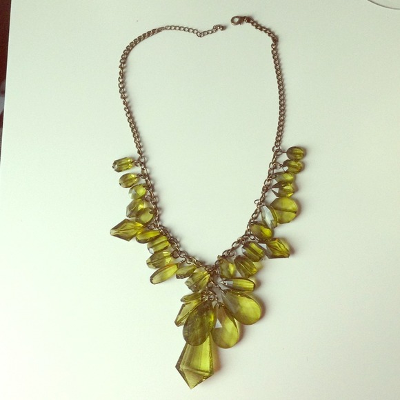 Green jewel necklace!
