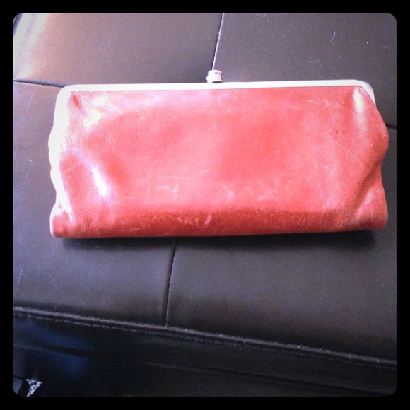 Distressed Hobo International Lauren Style wallet