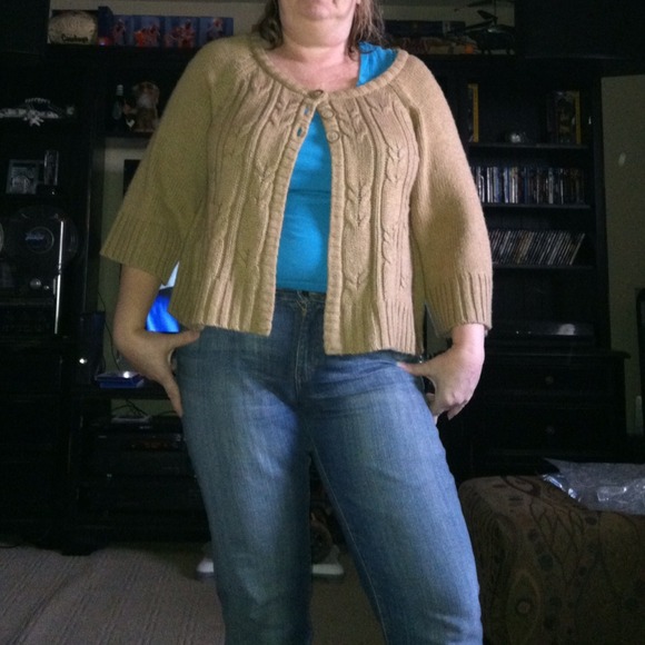 Tan sweater: reduced