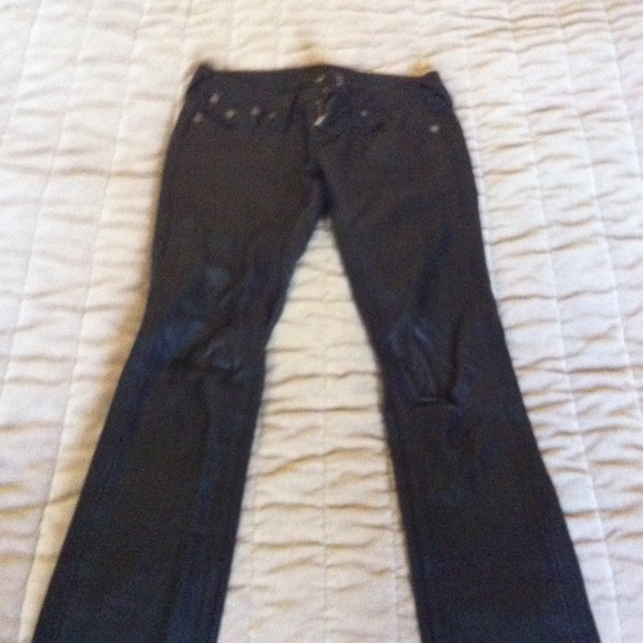 REDUCED **💯 Authentic True Religion leather Jeans