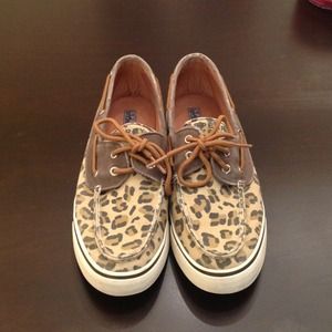 Leopard Sperry Top-Siders
