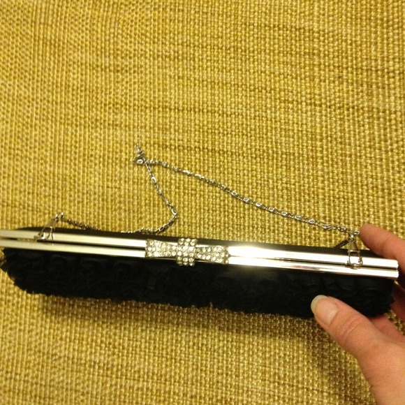 ❌❌SOLD Black Cocktail Purse❌❌ - Picture 2 of 3