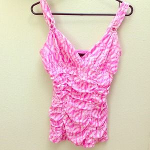 Pink Express tank top