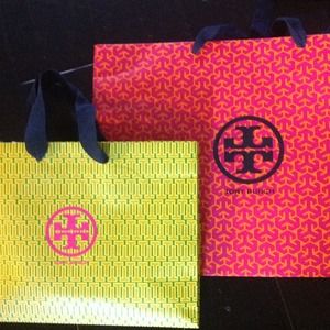 **Hold**Authentic Tory Burch shopping bags