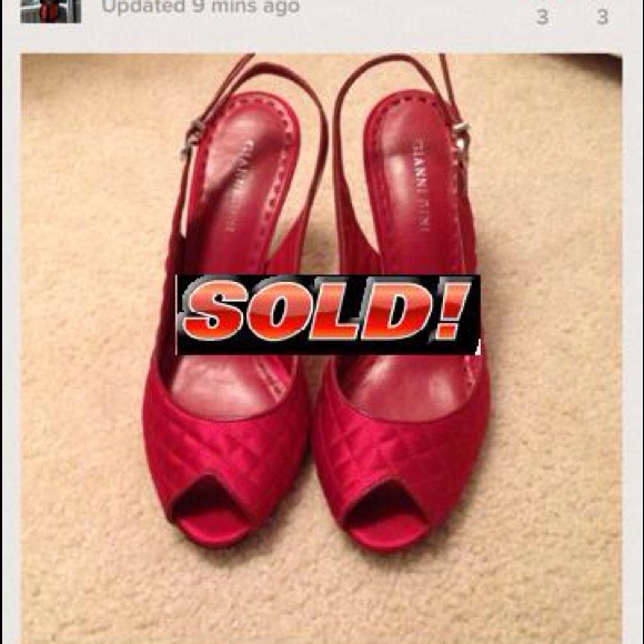 SOLD IN BUNDLE -- Elegant Gianni Bini peep toes!