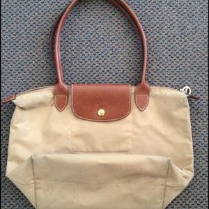 Medium Tan Longchamp Bag
