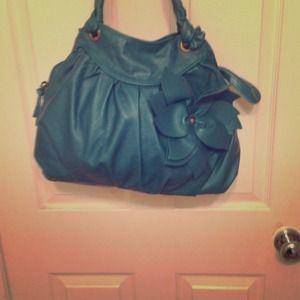 🆕Teal Flower Handbag