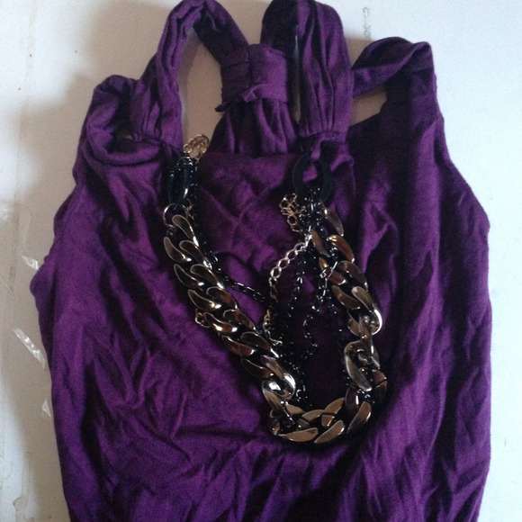 Purple Fitted Dress **BRAND NEW**