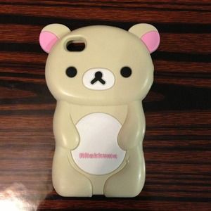 Rilakkuma iPhone 4/4S Silicone Case in Cream/Beige