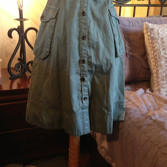 🎉SOLD🎉Anthropologie maeve shirt dress - Picture 3 of 4
