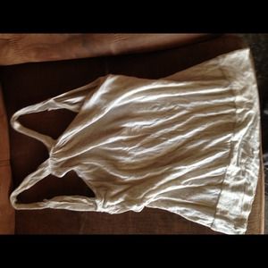 Sleeveless Tan Colored Shirt