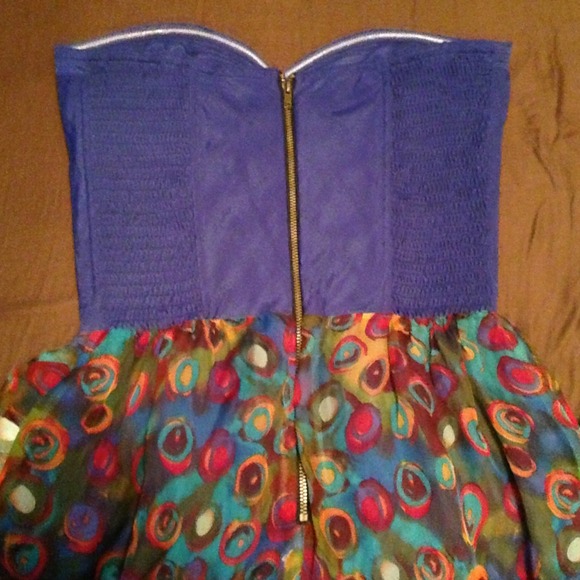 REDUCED!! Strapless Summer Dress - Picture 2 of 4