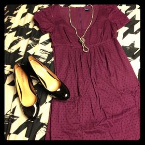 American eagle purple dress with front pockets